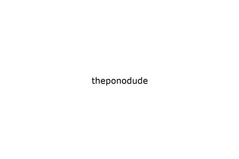 theponodude