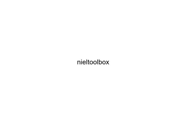 nieltoolbox