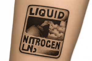 liquid nitrogen brand tattoo