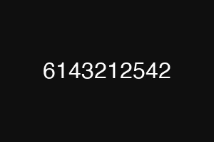6143212542
