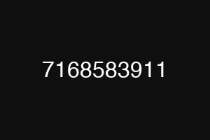 7168583911